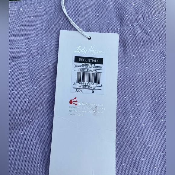 CUTE Lady Hagen golf skirt• Size 0•Purple - Picture 4 of 5